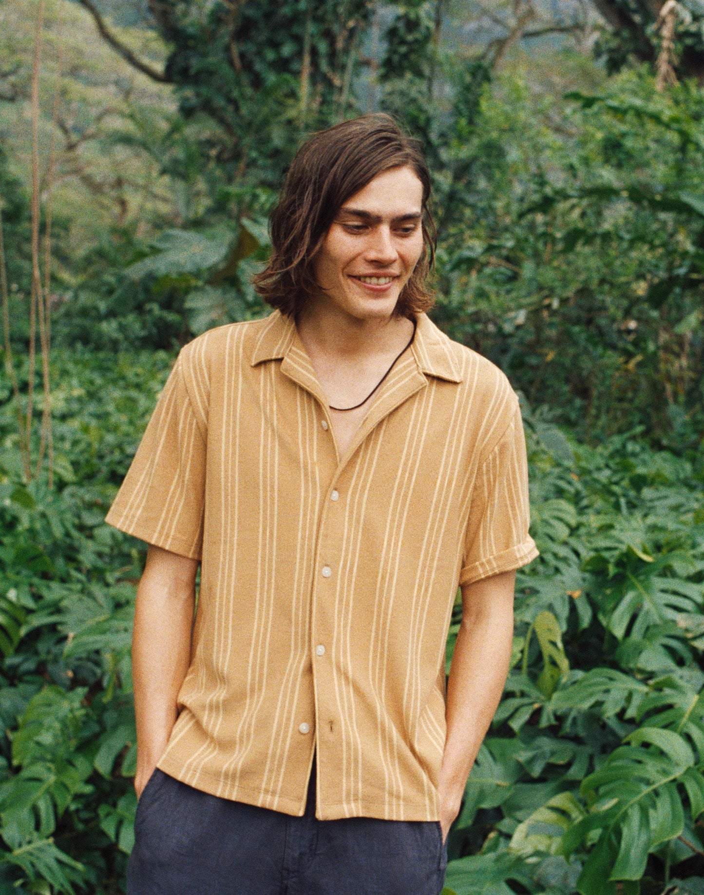 Madewell The Camp Shirt in Seaport Terry
