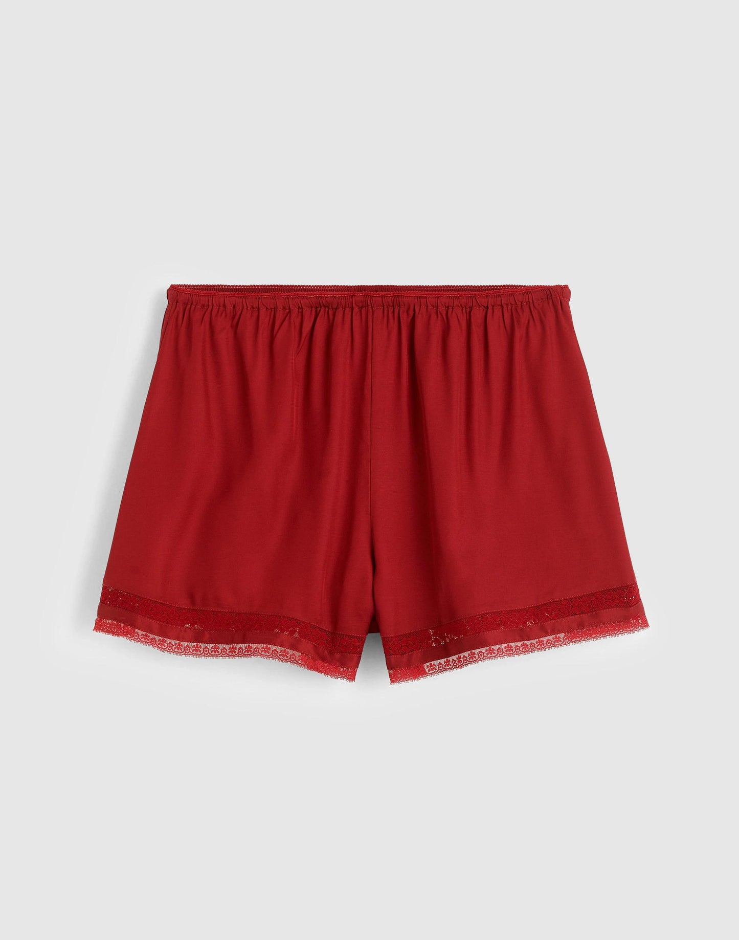 Madewell Lace-Trim Pull-On Shorts