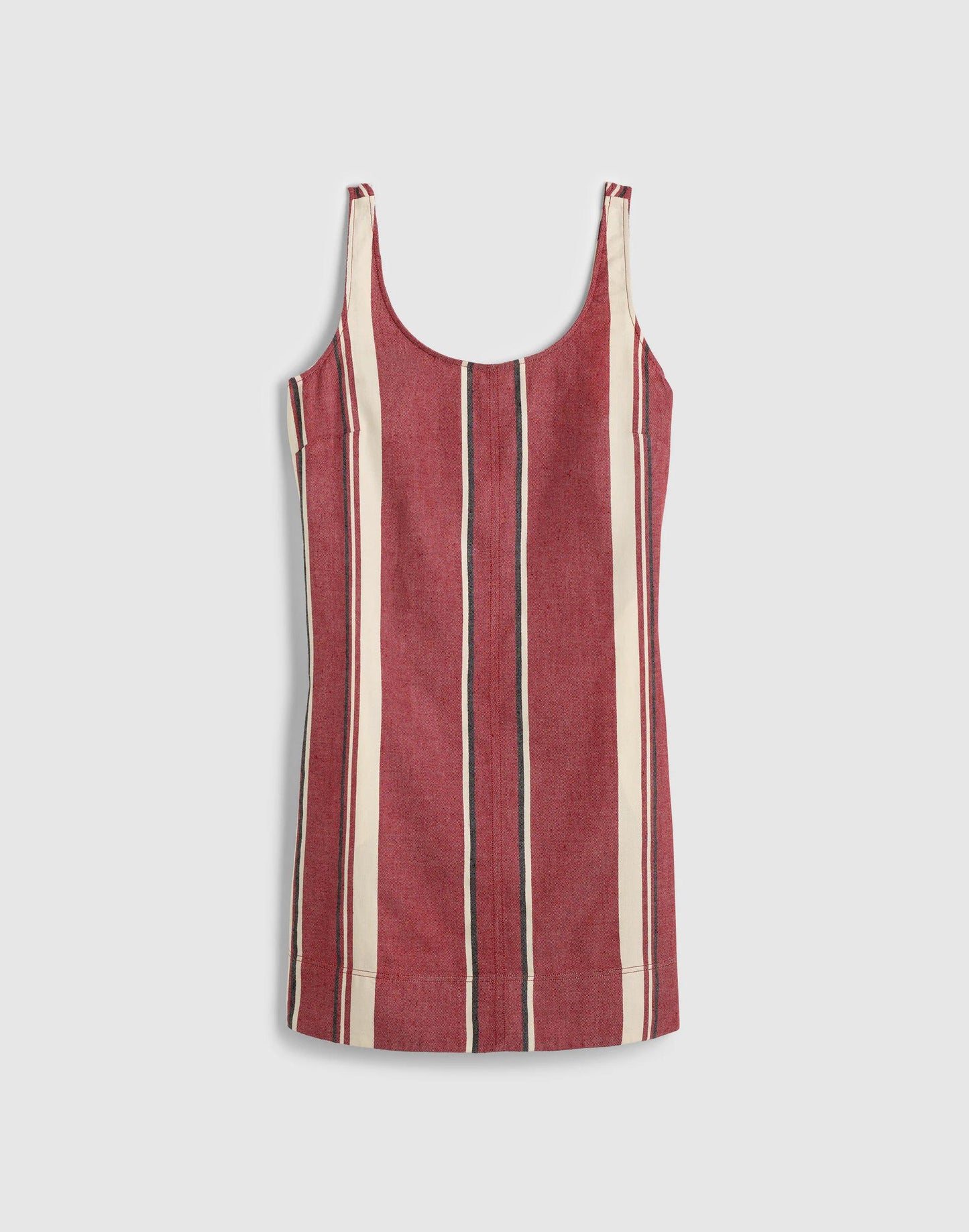 Madewell Scoopneck Mini Shift Dress in 100% Linen