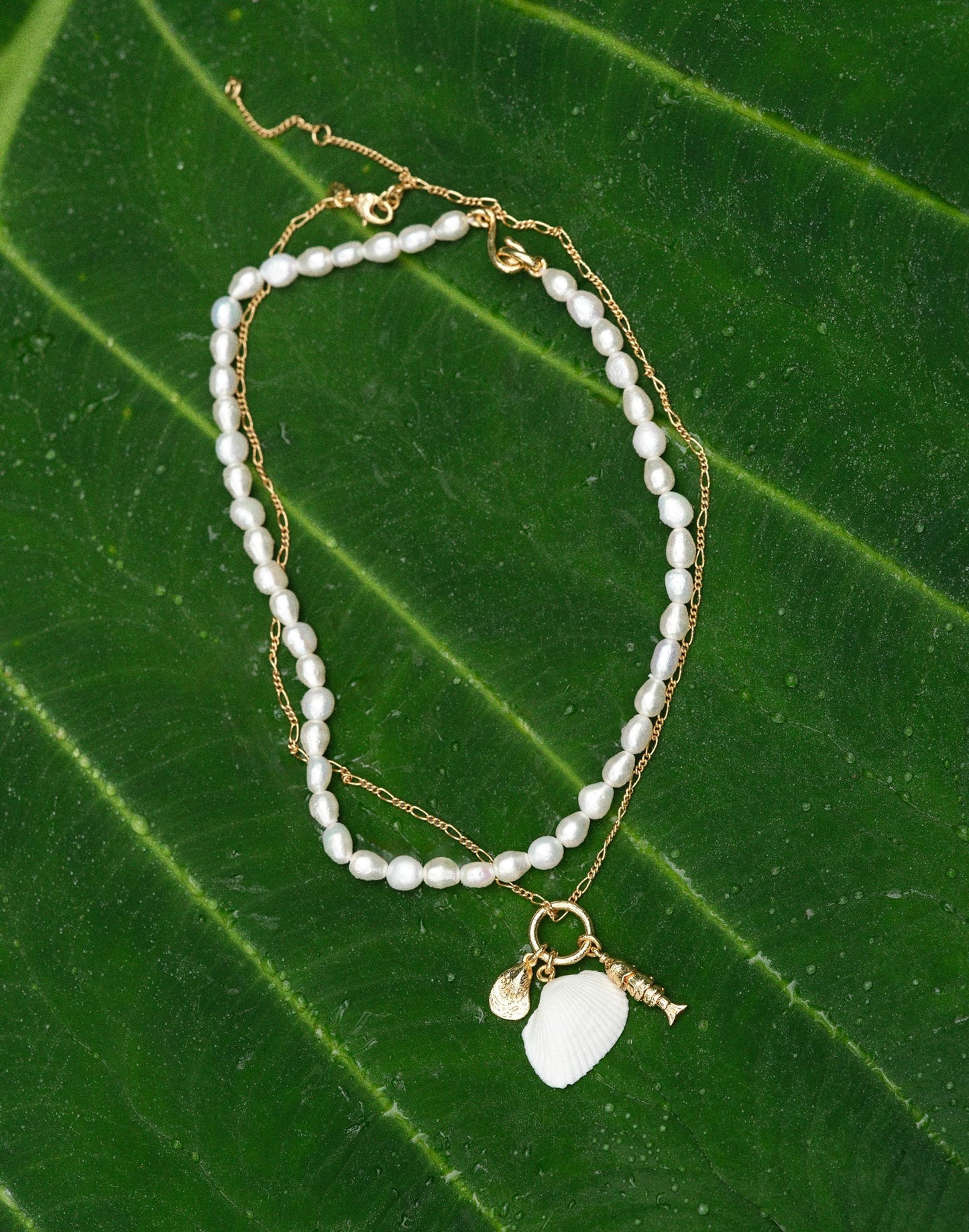 Madewell Madewell x Shopbop Beaded Shell Necklace Set