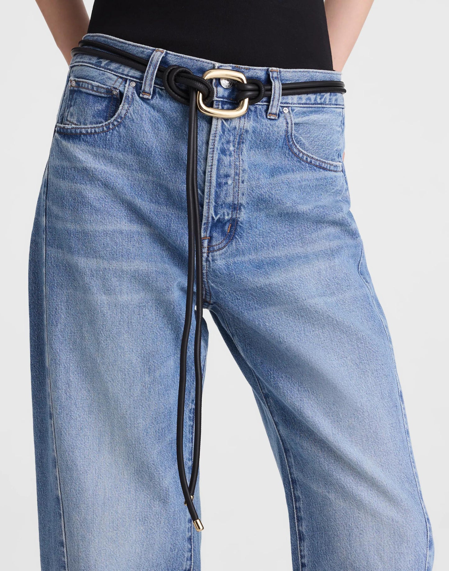 Madewell Sculpted-Buckle Tie Belt