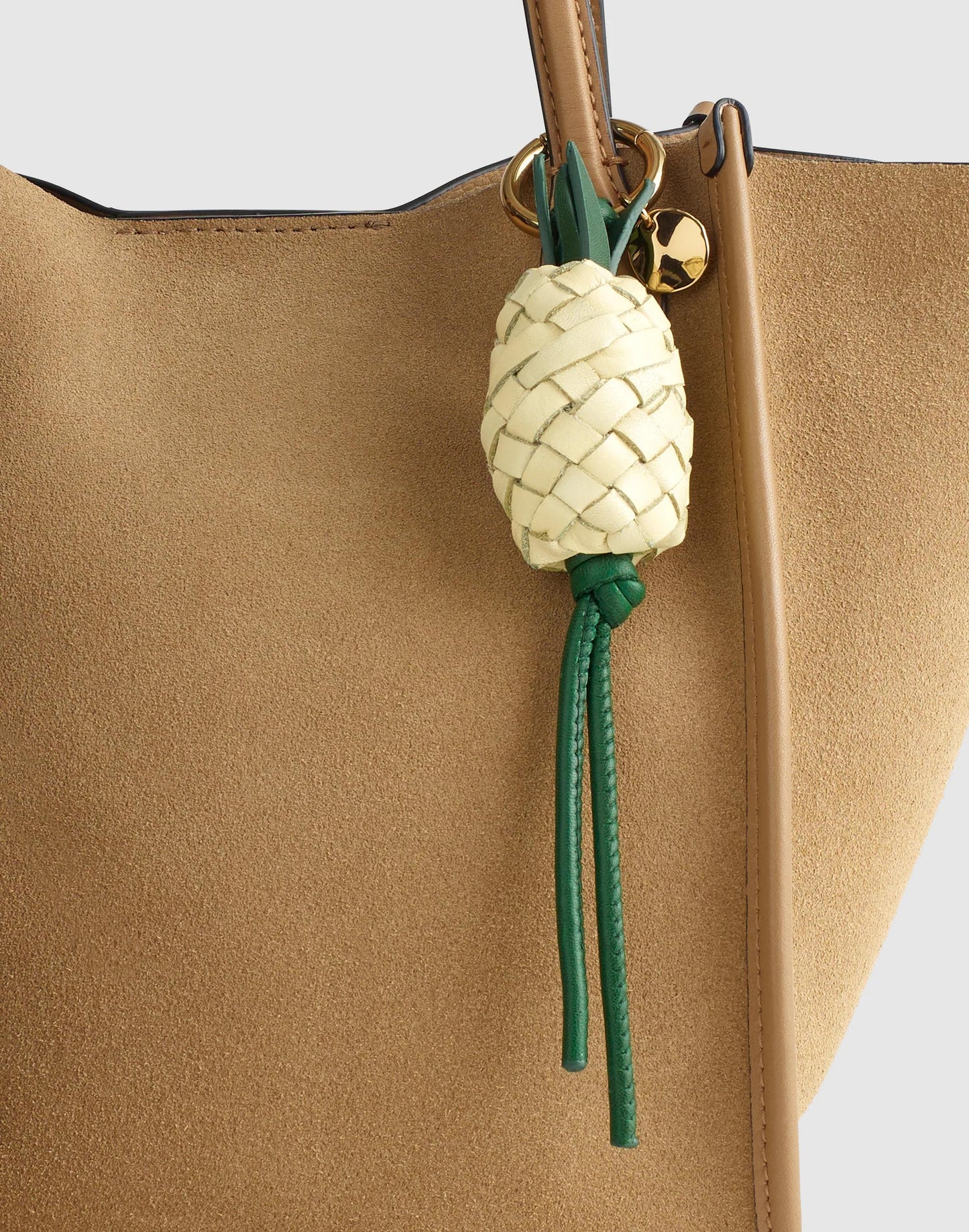 Madewell Woven Pineapple Bag Charm