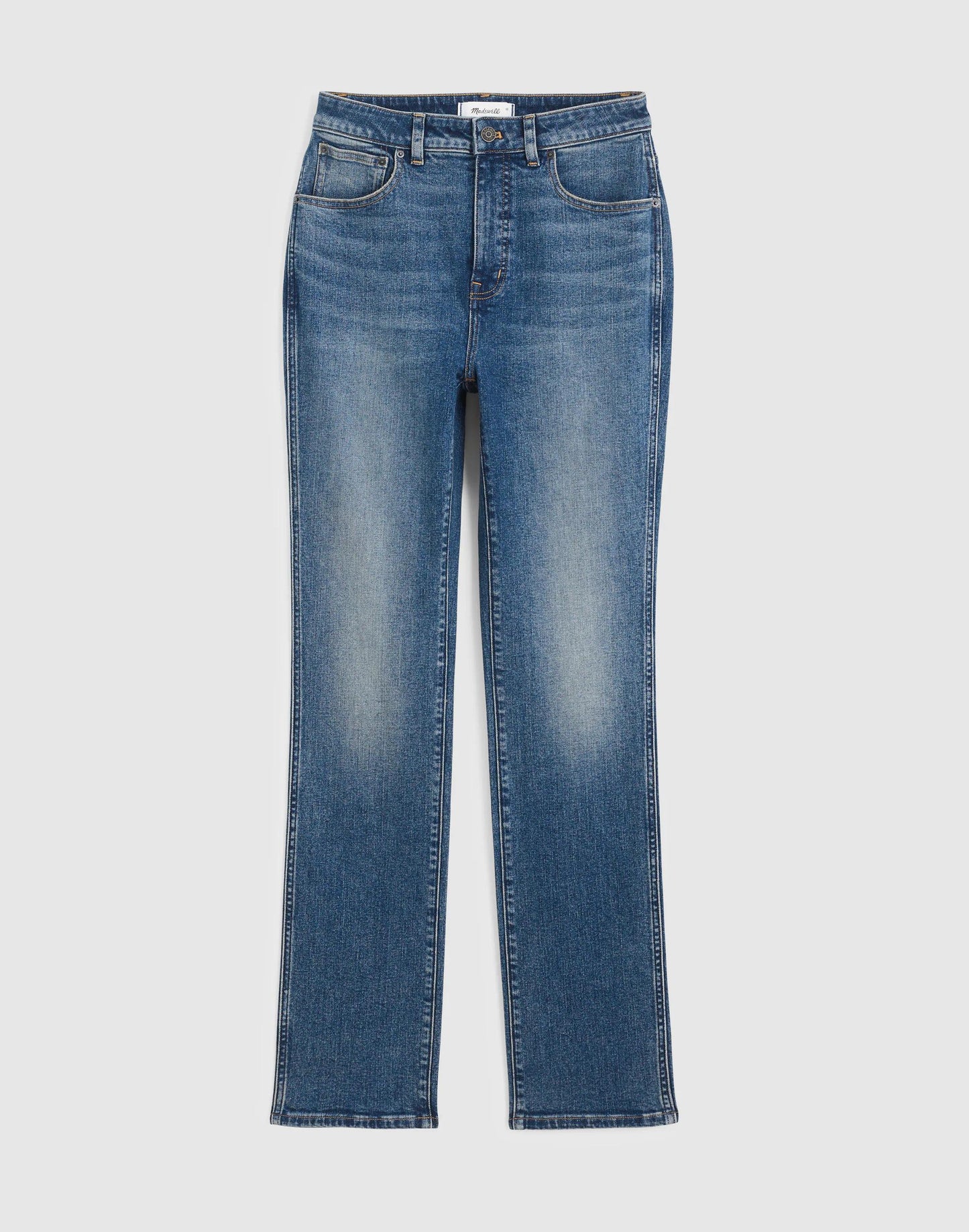 Madewell The Curvy Pencil Jean in Super Stretch Denim