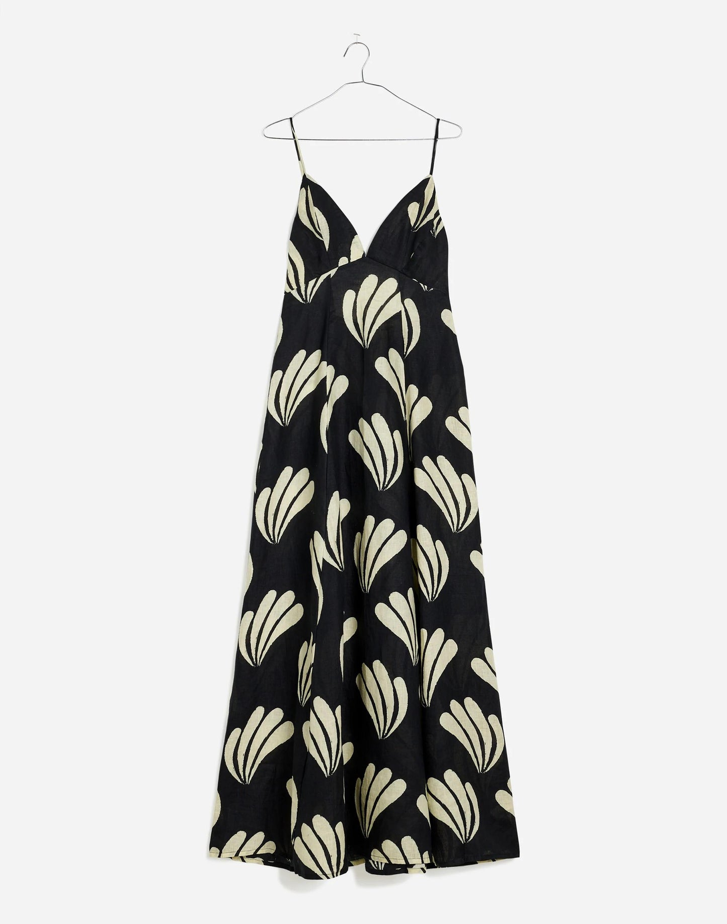 Madewell Zulu & Zephyr Palm Linen Dress