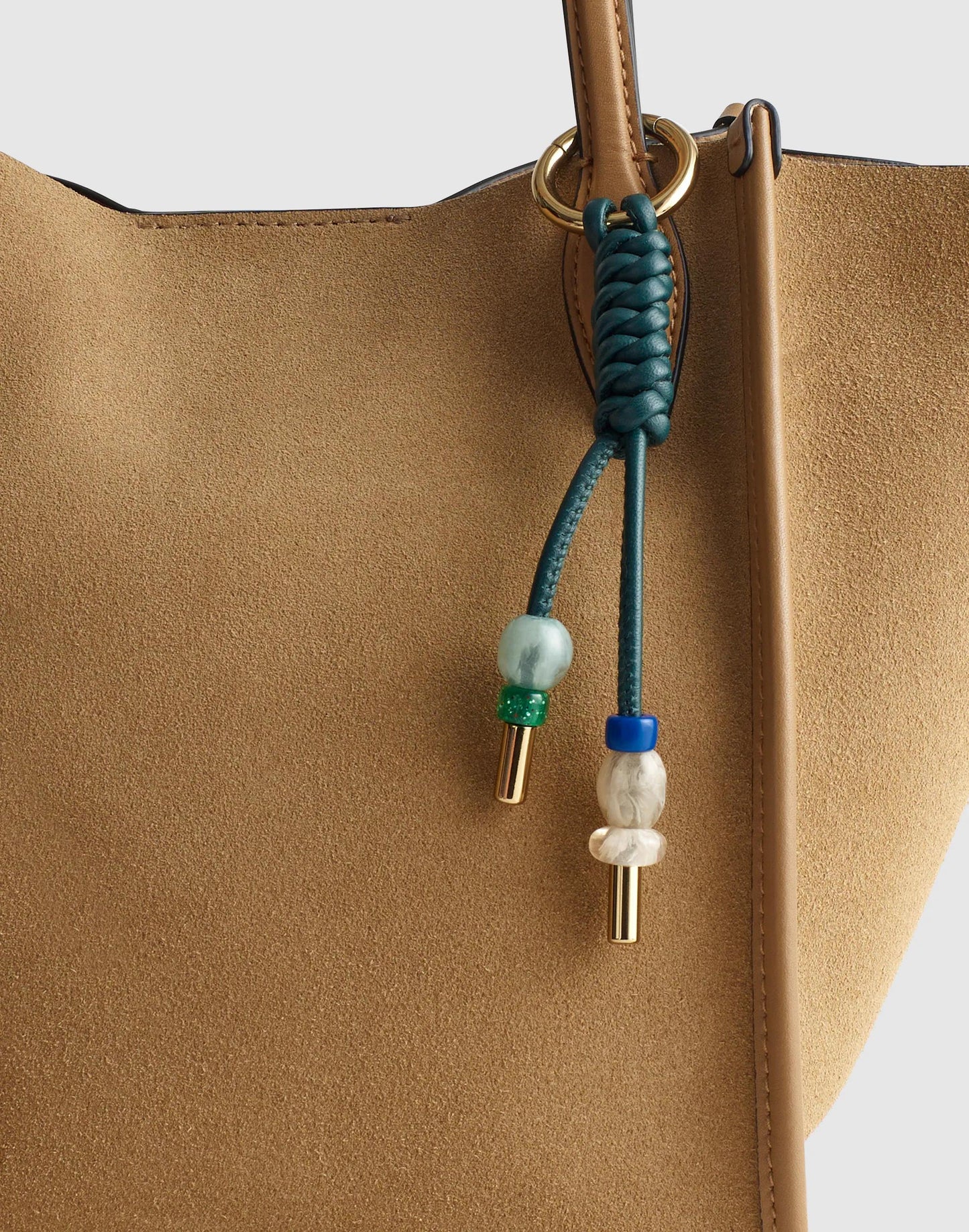 Madewell Braided Leather Bag Charm