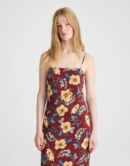 Madewell Squareneck Sleeveless Maxi Dress
