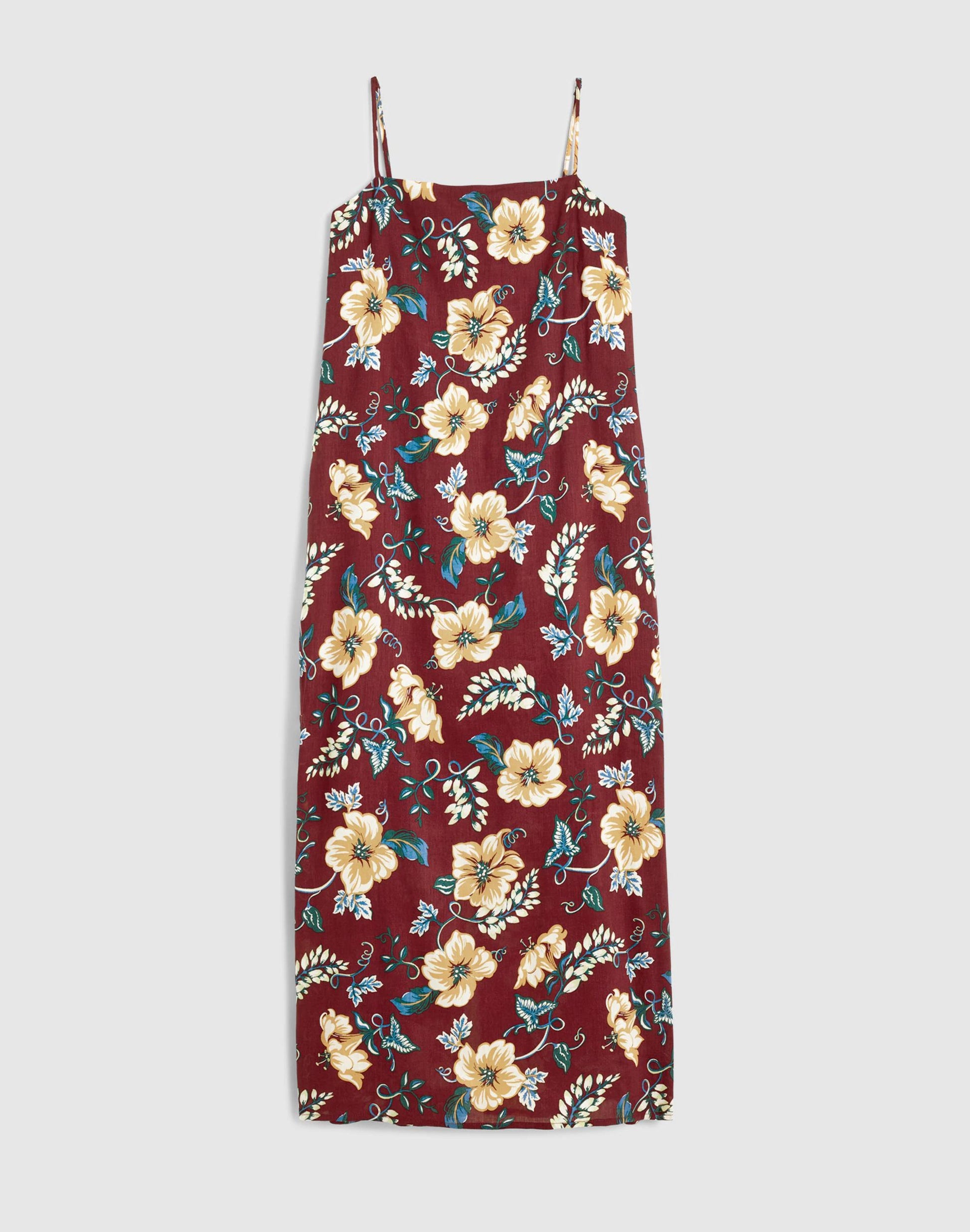 Madewell Squareneck Sleeveless Maxi Dress