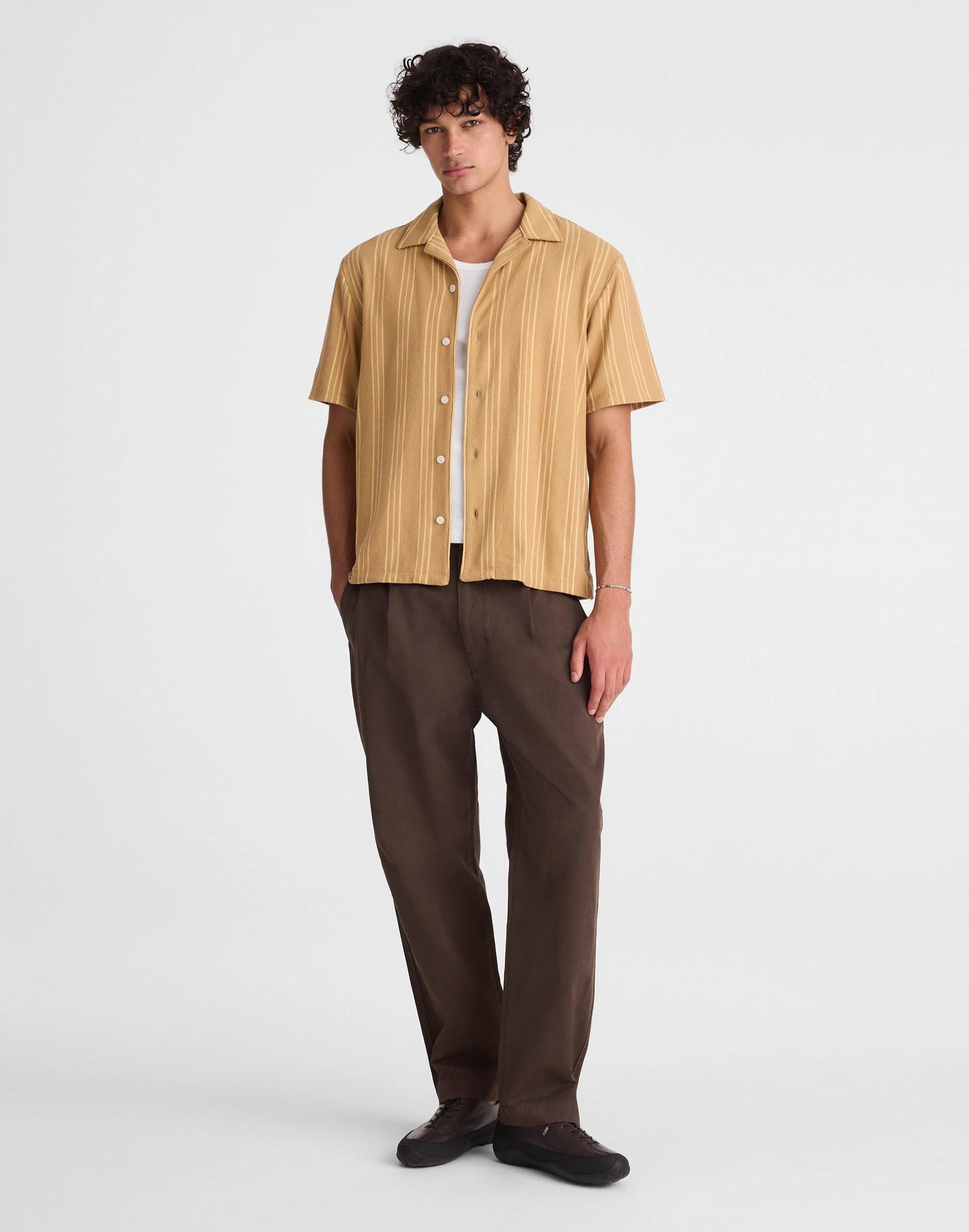 Madewell The Camp Shirt in Seaport Terry