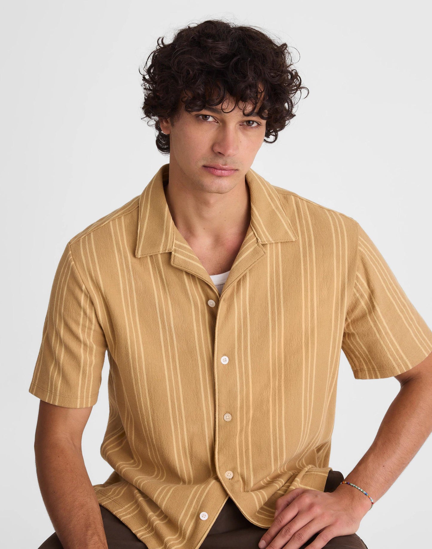 Madewell The Camp Shirt in Seaport Terry