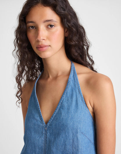 Madewell Denim Halter Shell Top