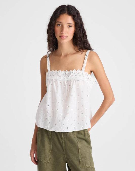 Madewell Embroidered Eyelet Tank