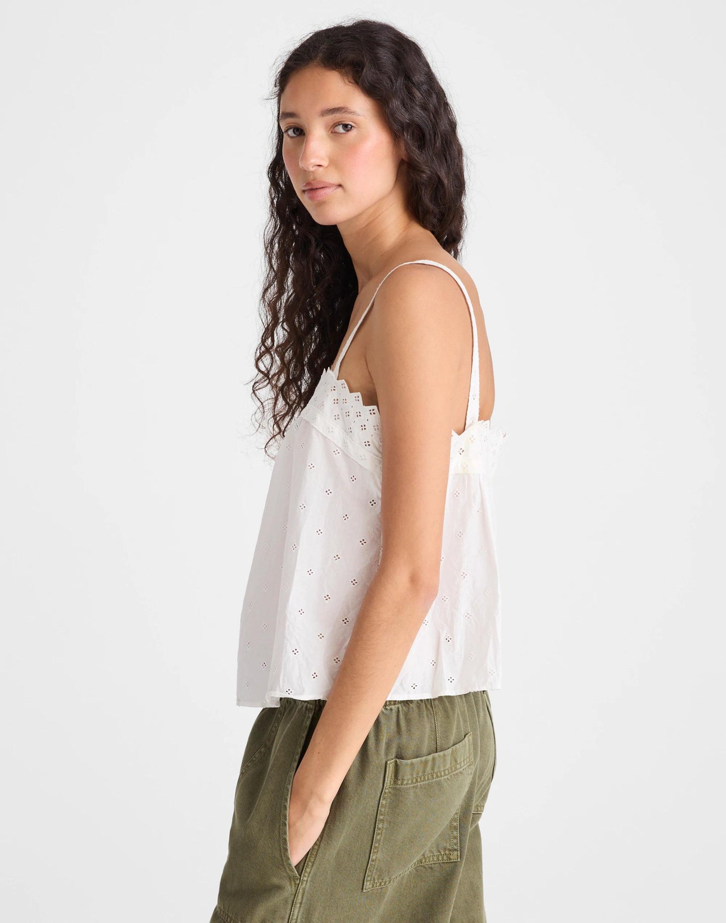 Madewell Embroidered Eyelet Tank