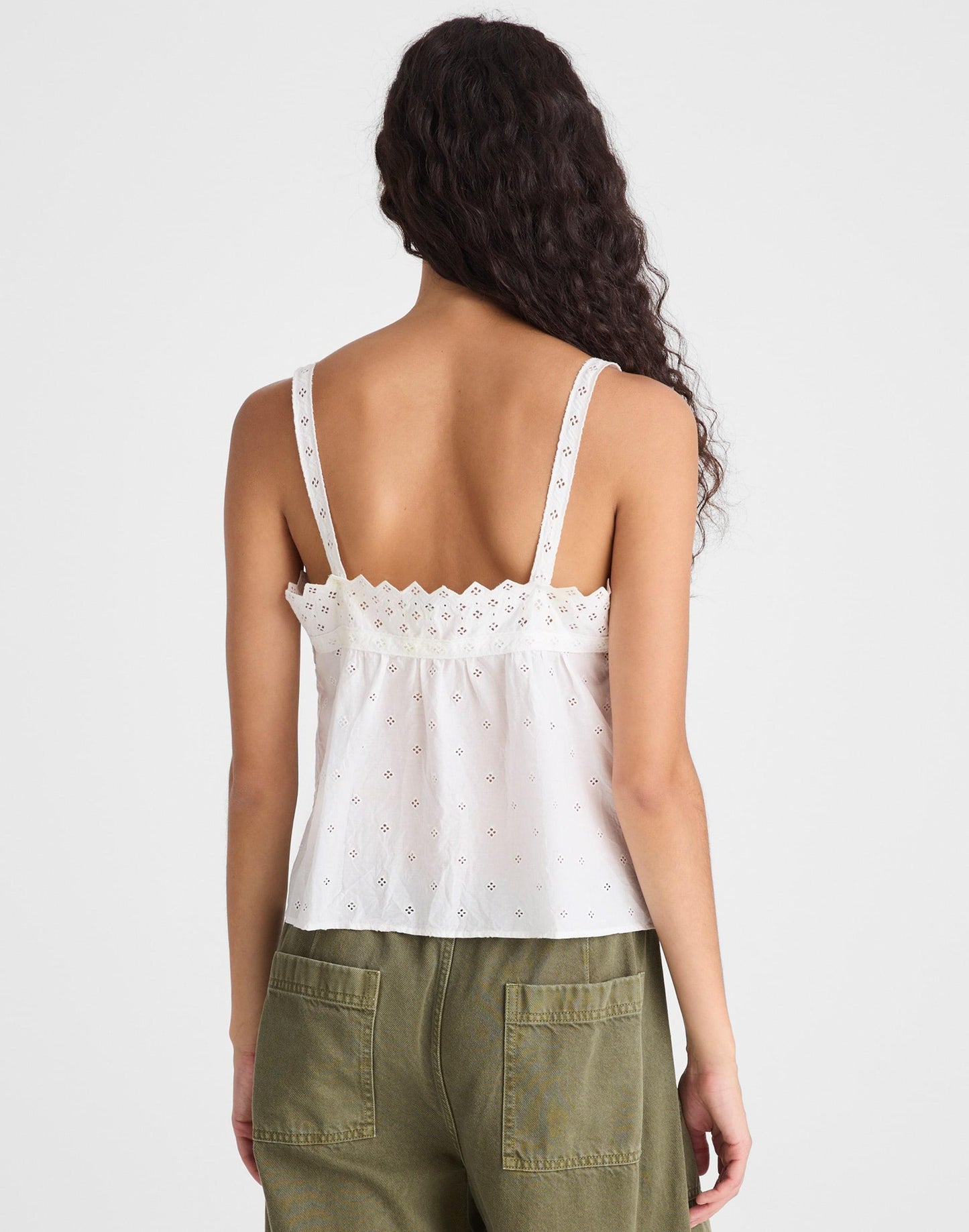Madewell Embroidered Eyelet Tank
