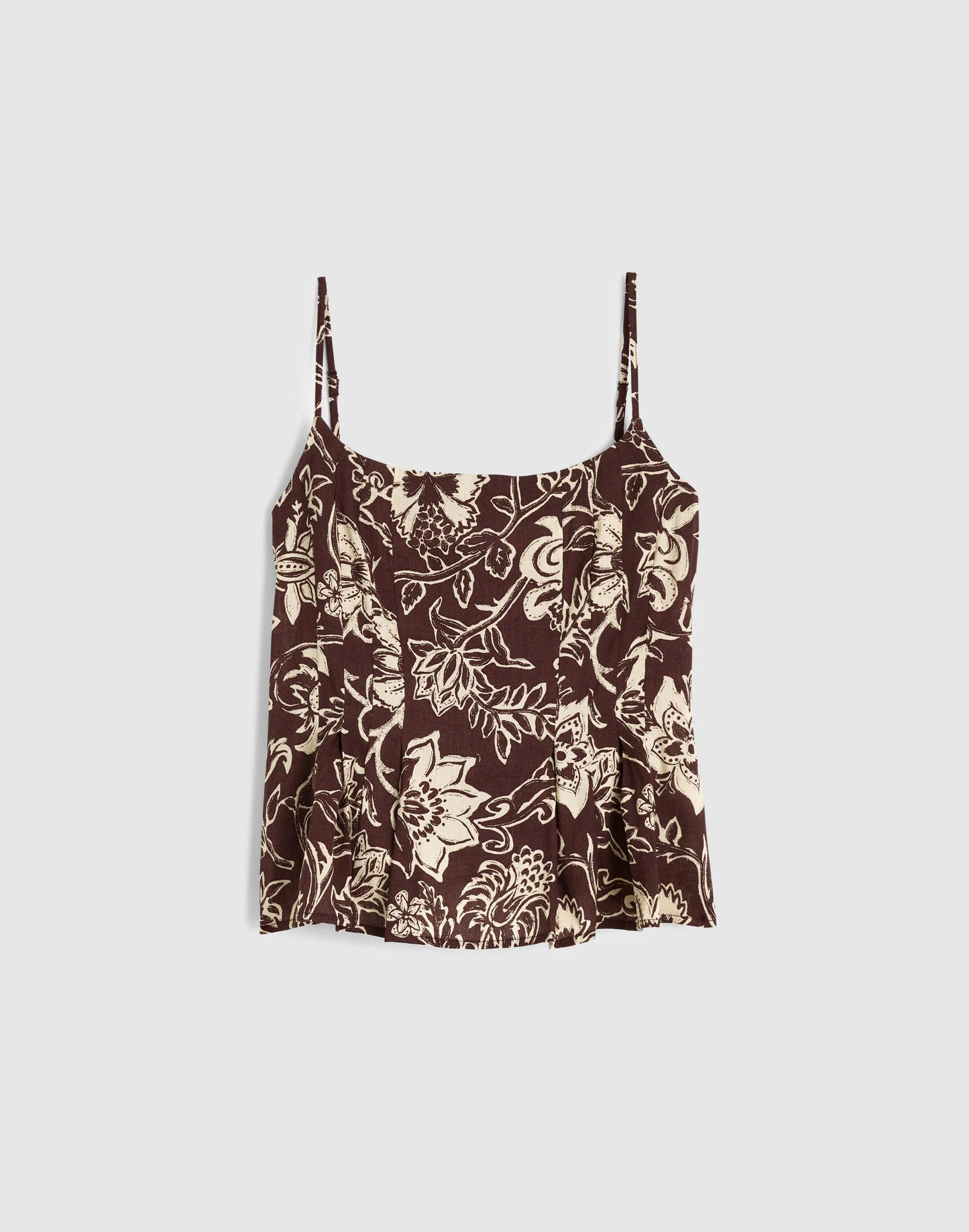Madewell Darted Peplum Cami Top
