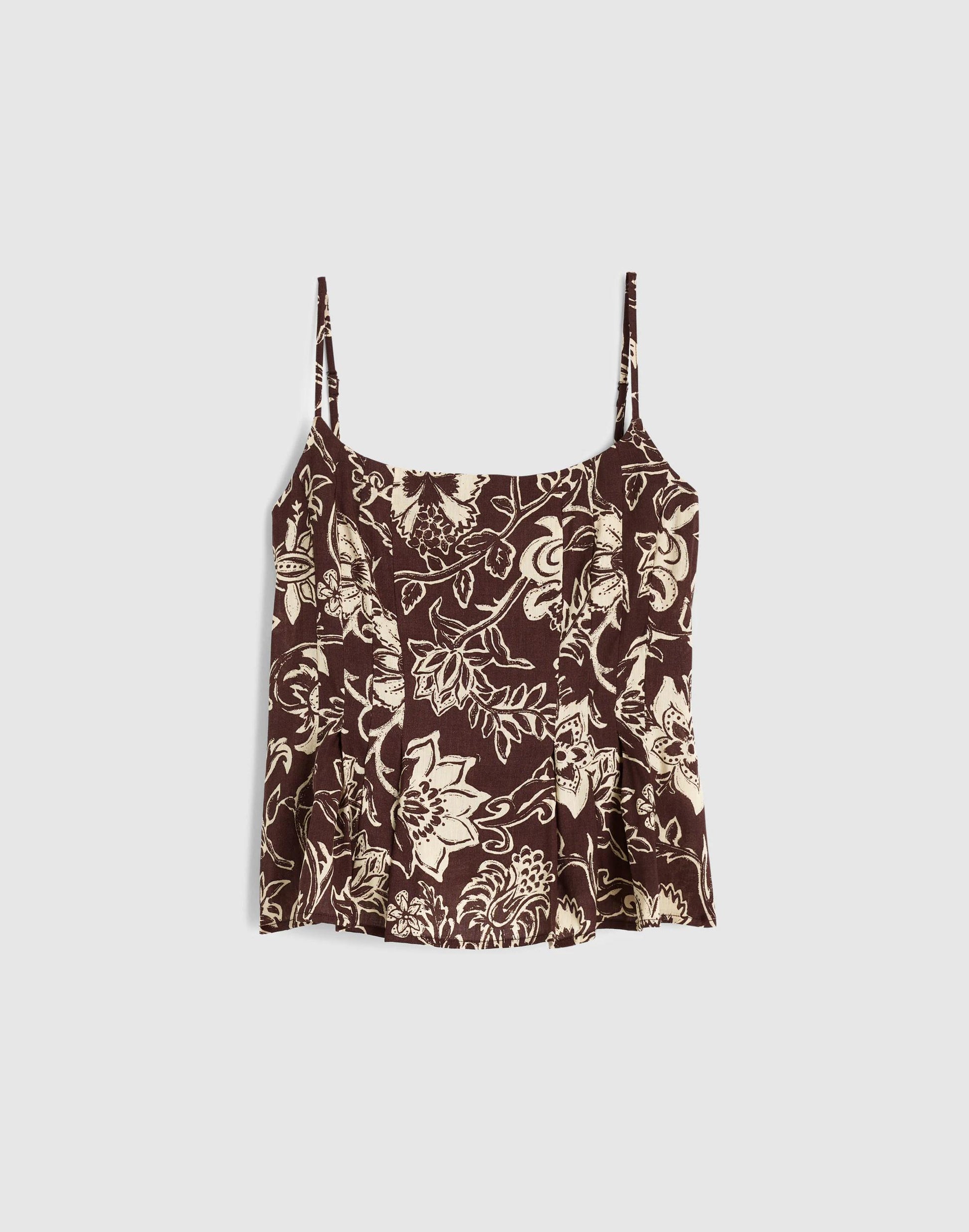Madewell Darted Peplum Cami Top