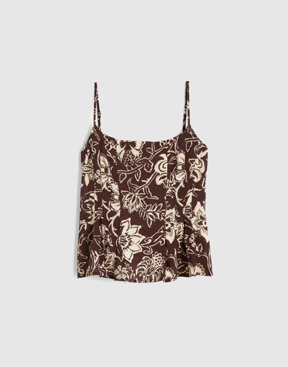 Madewell Darted Peplum Cami Top