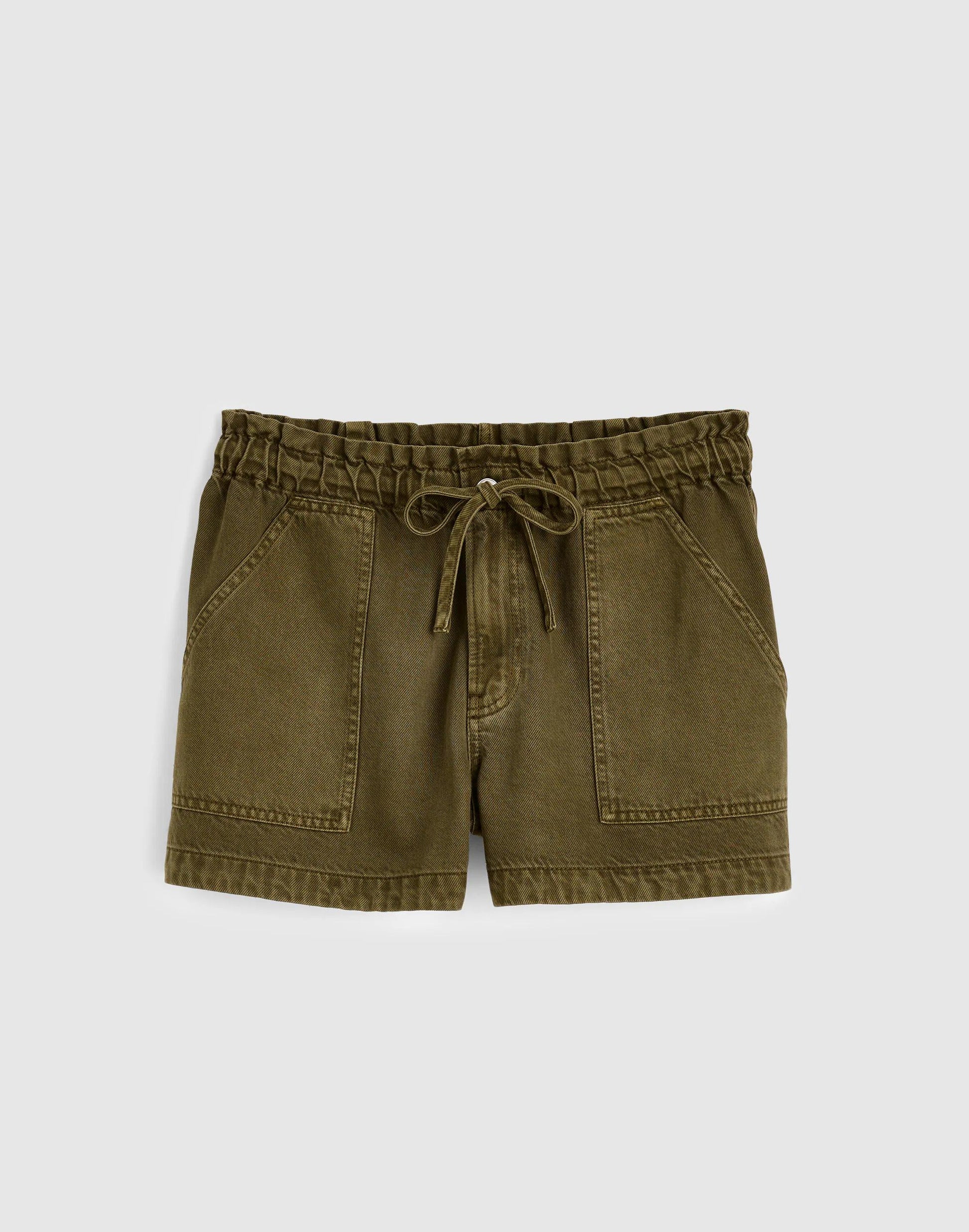 Madewell Pull-On Utility Shorts in Airy Denim