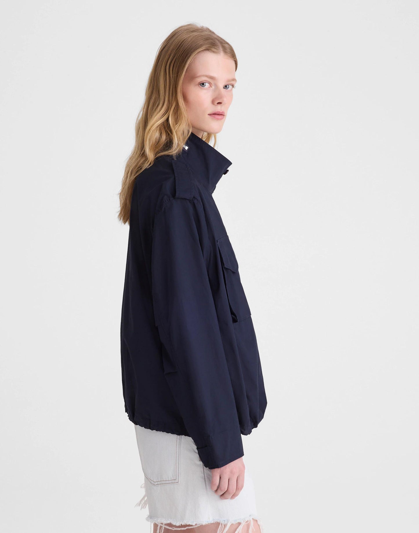 Madewell Field Jacket in Washed Poplin