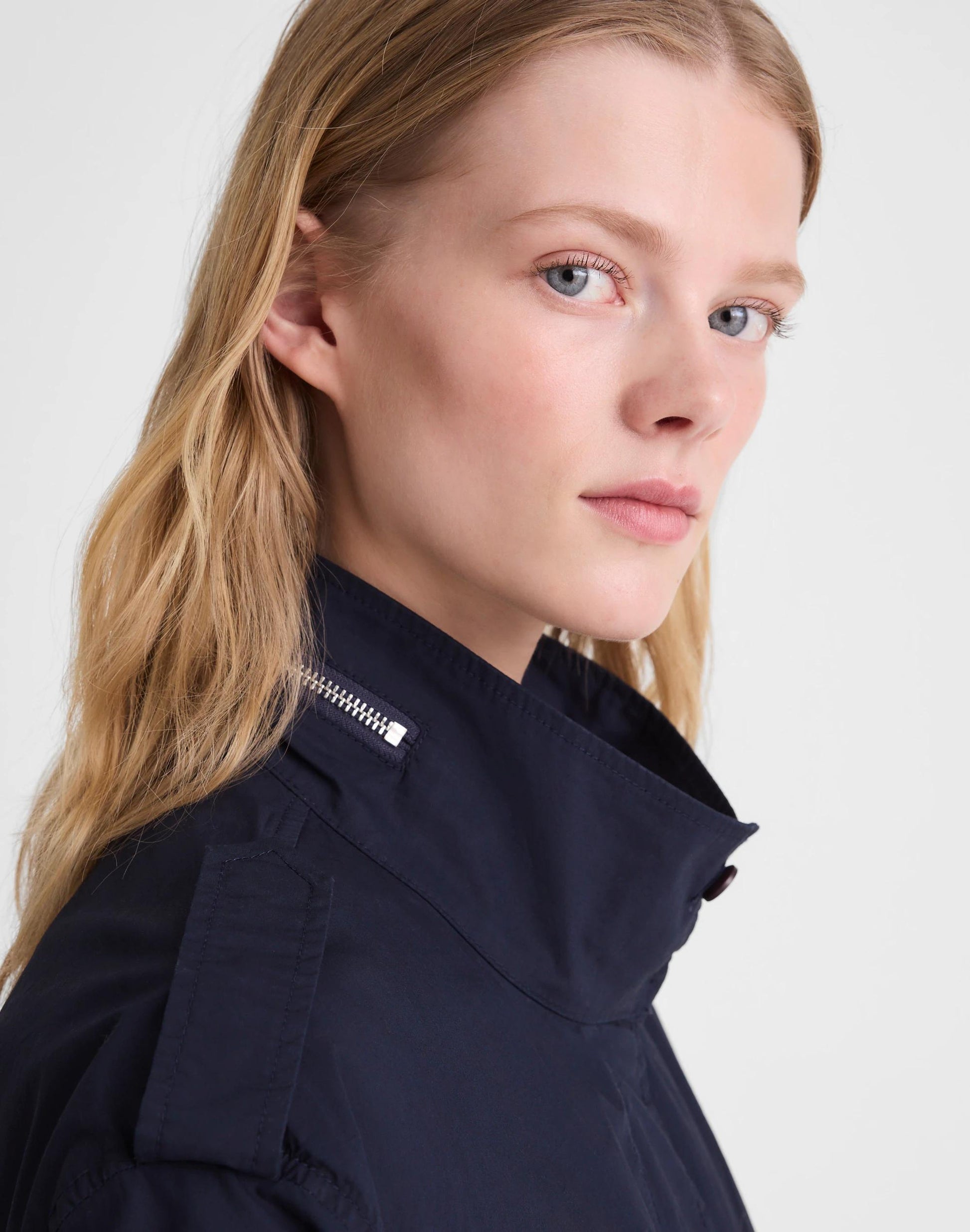 Madewell Field Jacket in Washed Poplin