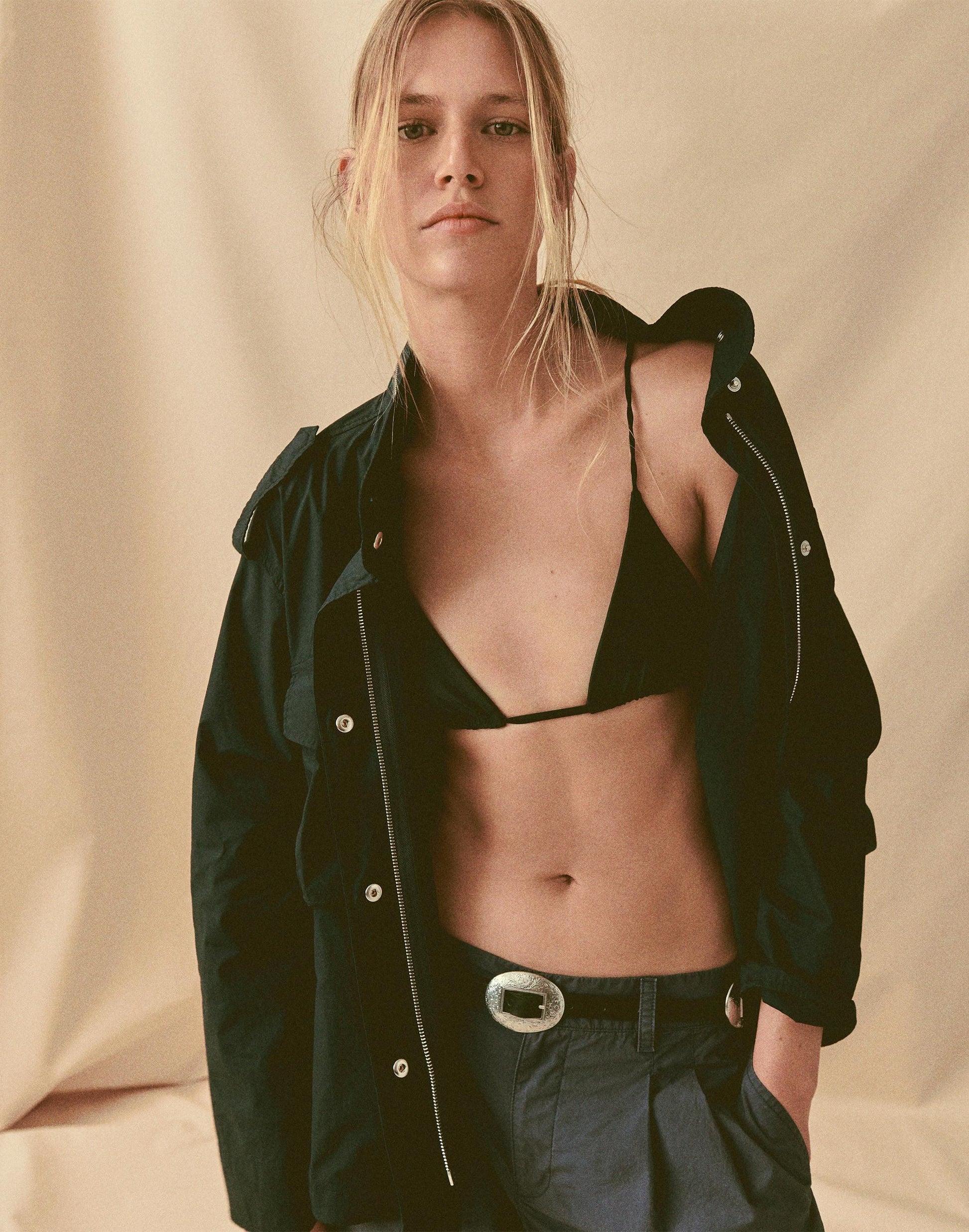 Madewell Field Jacket in Washed Poplin