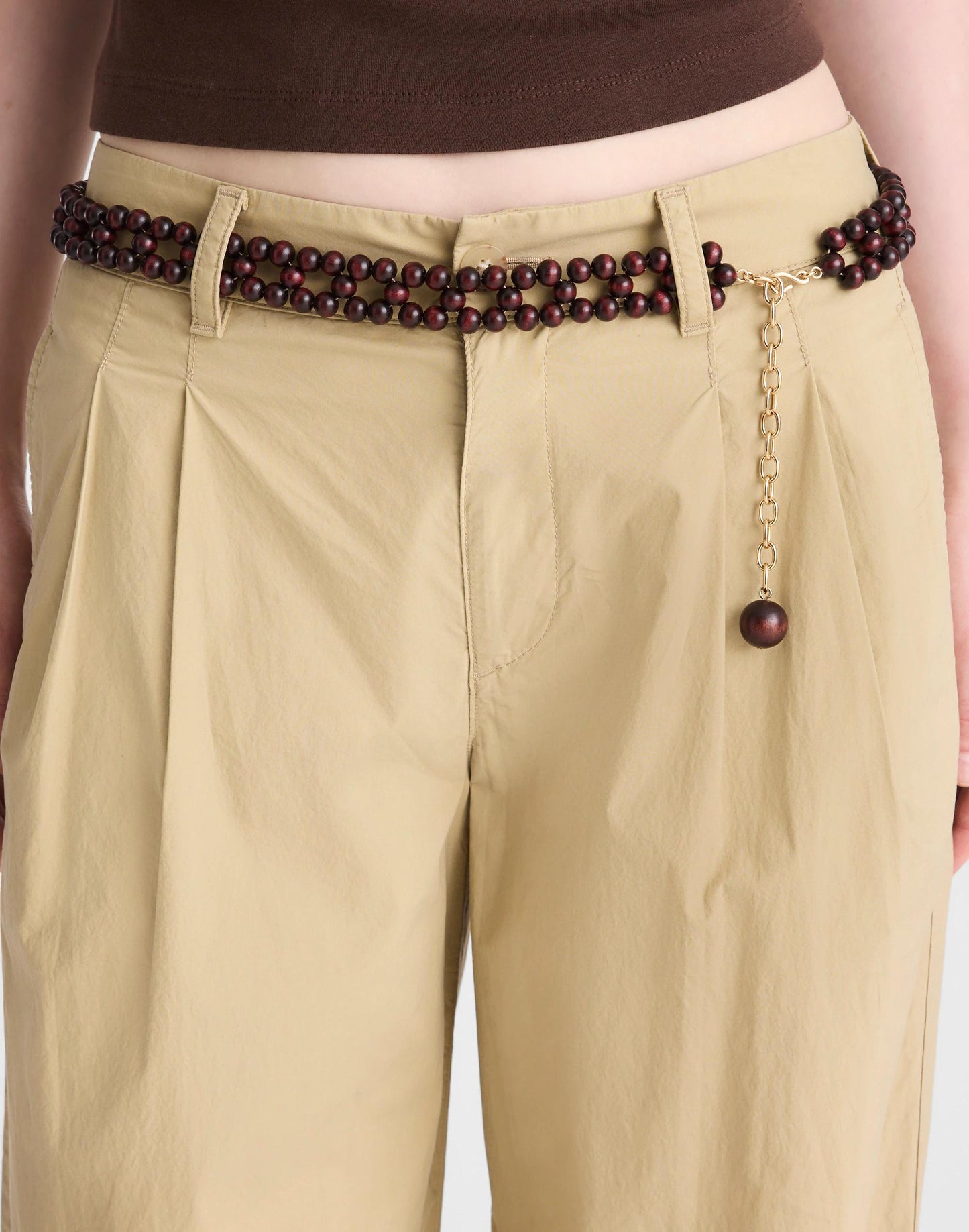Madewell Wooden Bead Belt