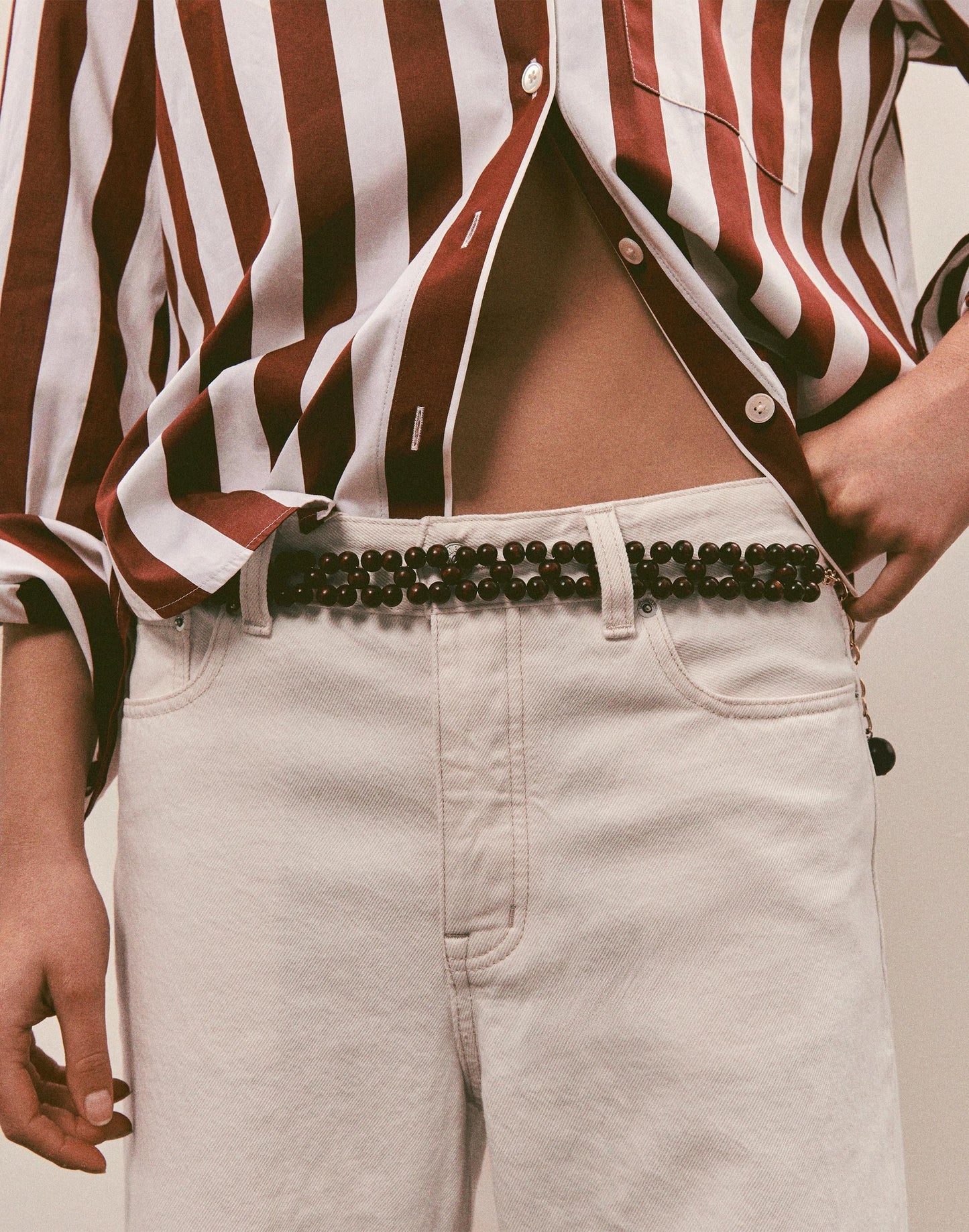 Madewell Wooden Bead Belt