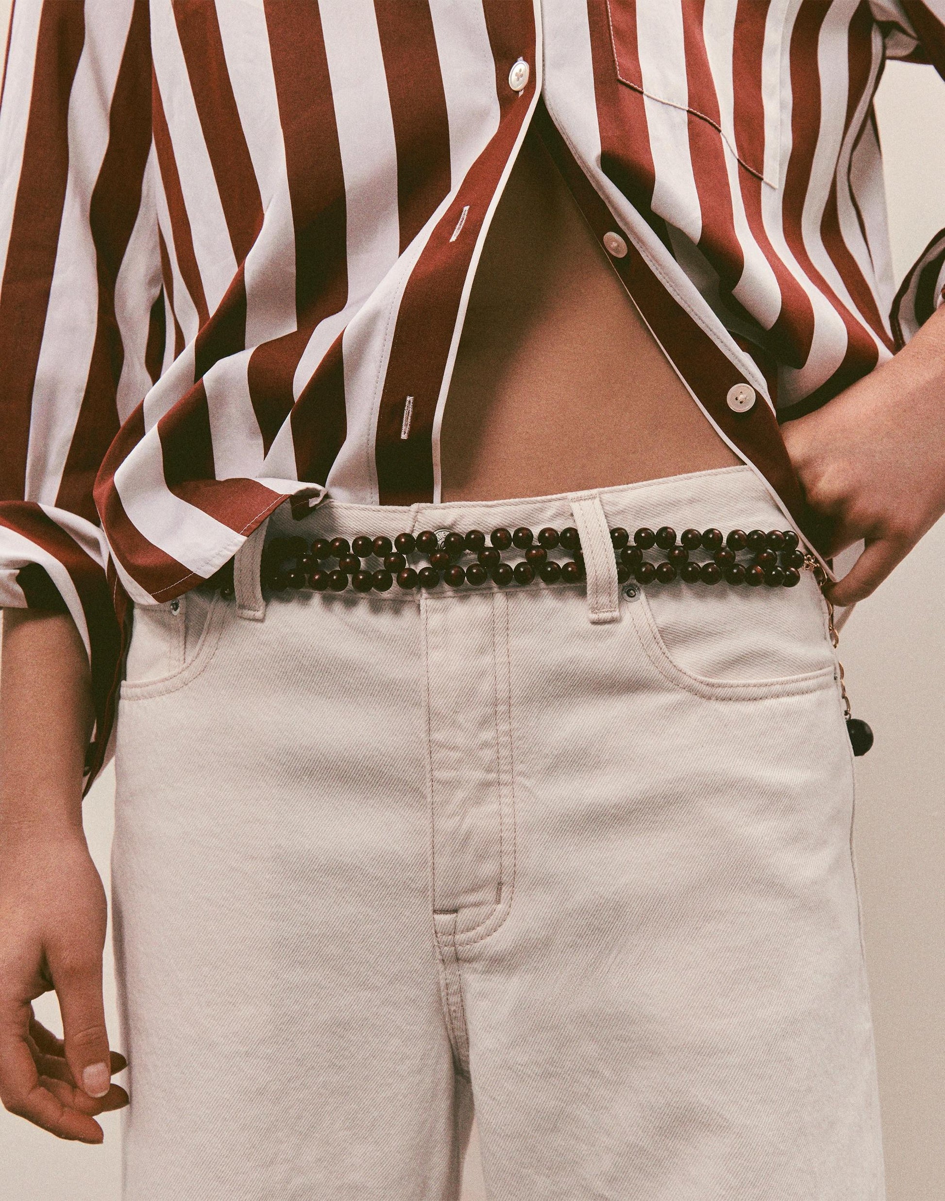 Madewell Wooden Bead Belt