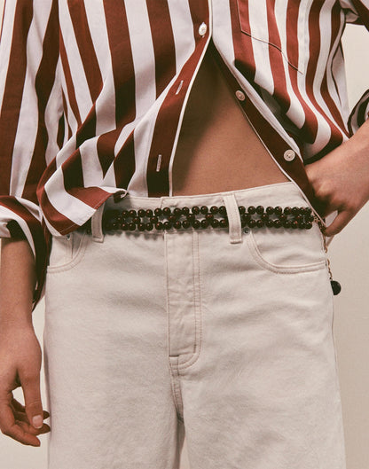 Madewell Wooden Bead Belt