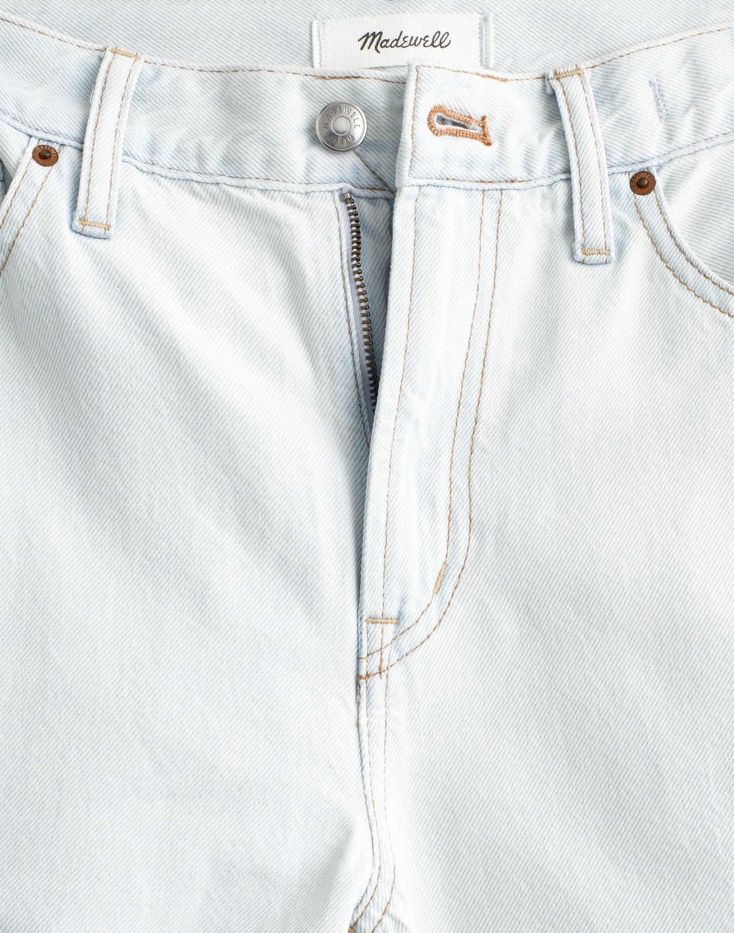 Madewell The Short Perfect Vintage Wide-Leg Crop Jean in Airy Denim