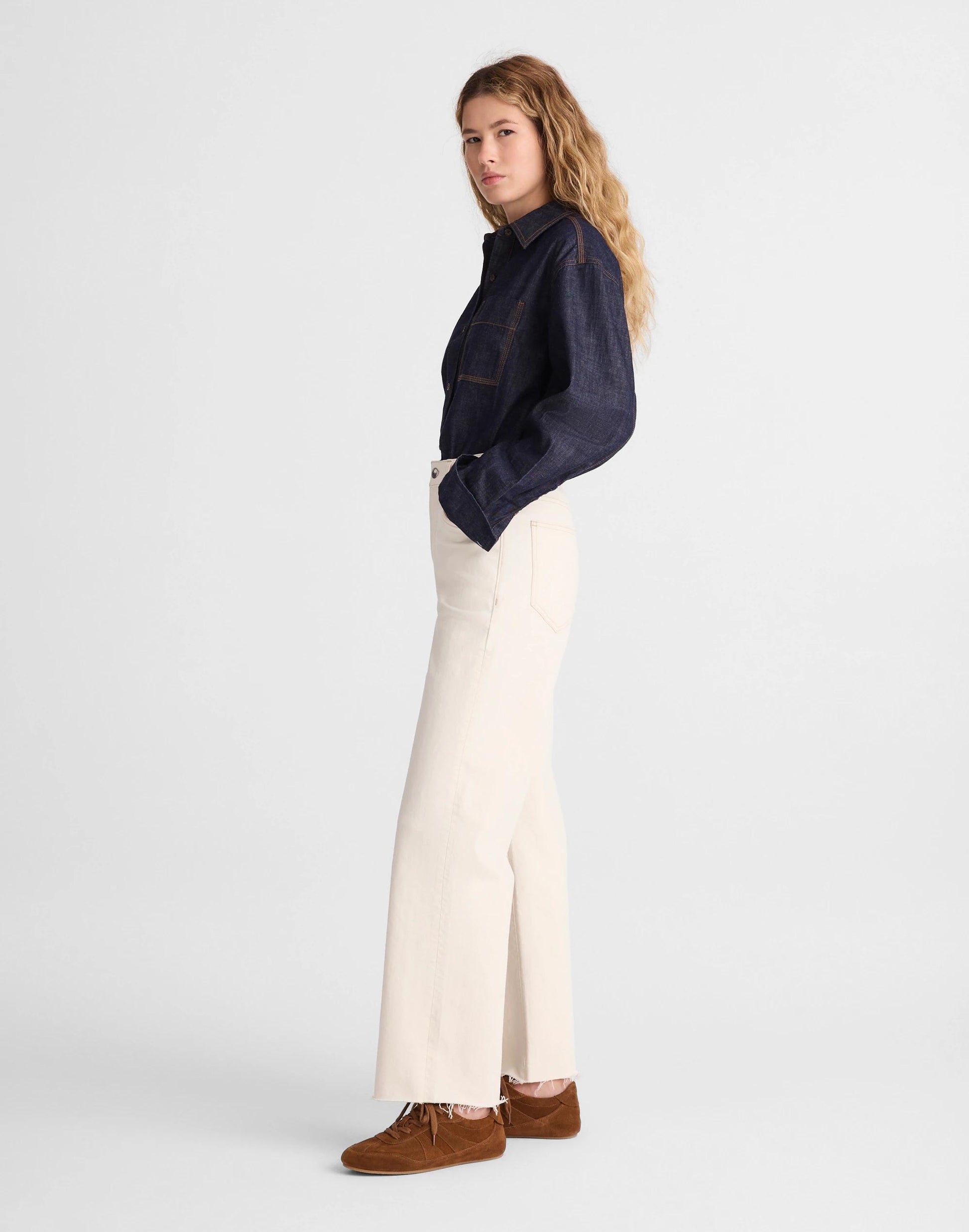 Madewell The Tall Perfect Vintage Wide-Leg Crop Jean