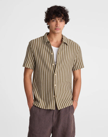 Madewell Textured-Knit Short-Sleeve Shirt