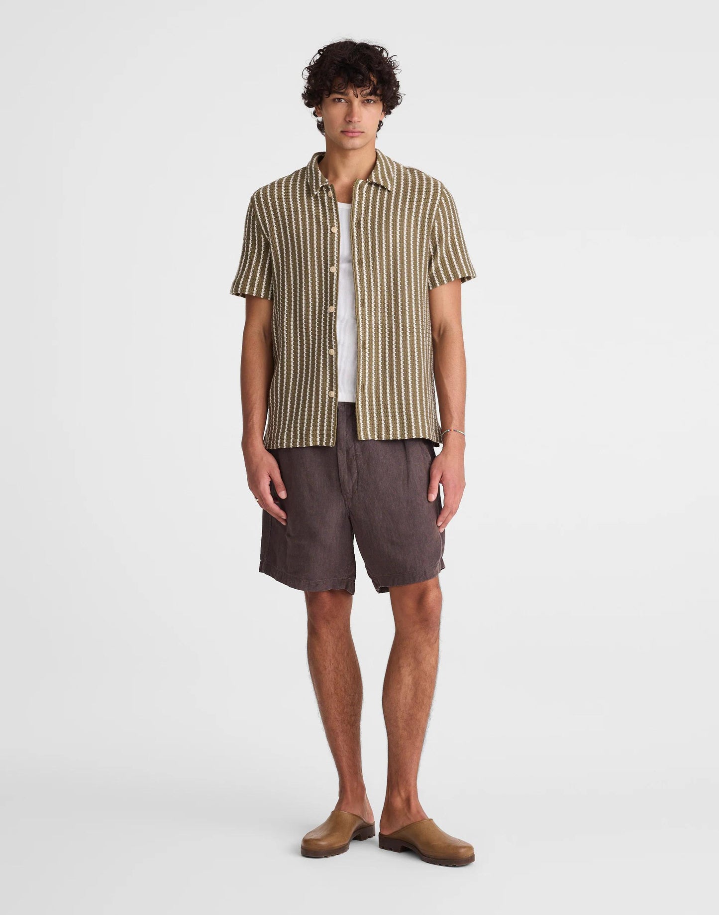 Madewell Textured-Knit Short-Sleeve Shirt