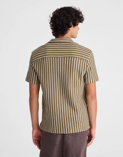 Madewell Textured-Knit Short-Sleeve Shirt