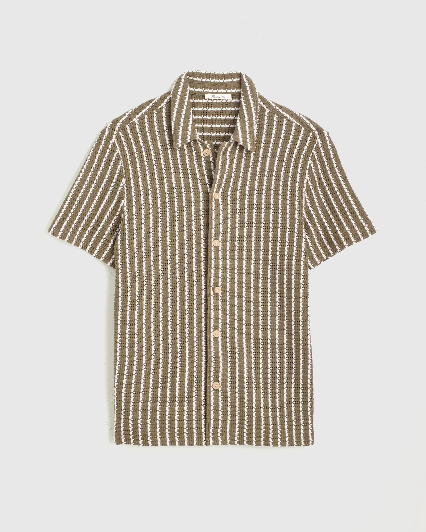 Madewell Textured-Knit Short-Sleeve Shirt