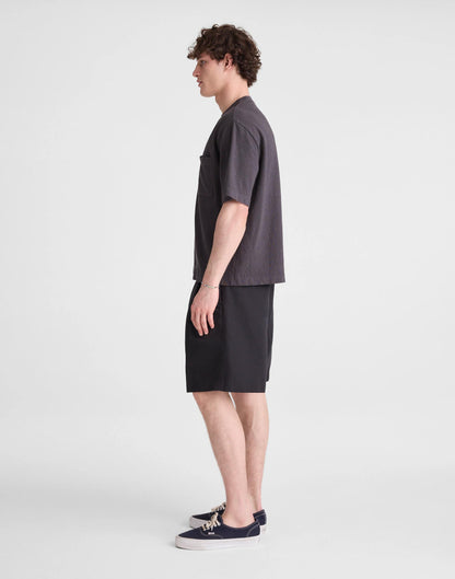 Madewell Double-Pleated Shorts in Meridian Linen Blend
