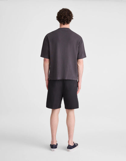 Madewell Double-Pleated Shorts in Meridian Linen Blend