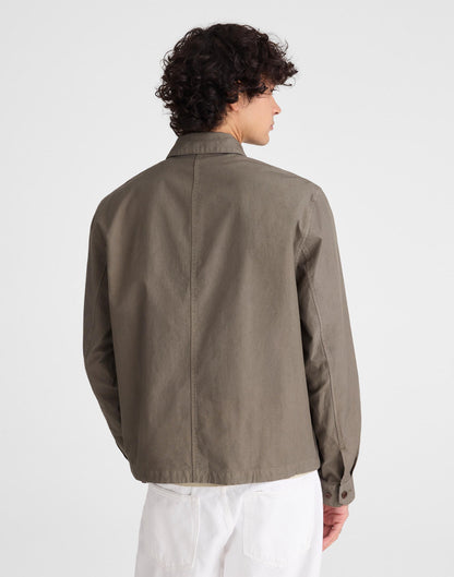 Madewell Zip Jacket in Cotton Twill
