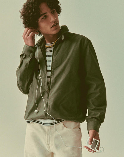 Madewell Zip Jacket in Cotton Twill