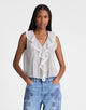 Blue White Micro Stripe
