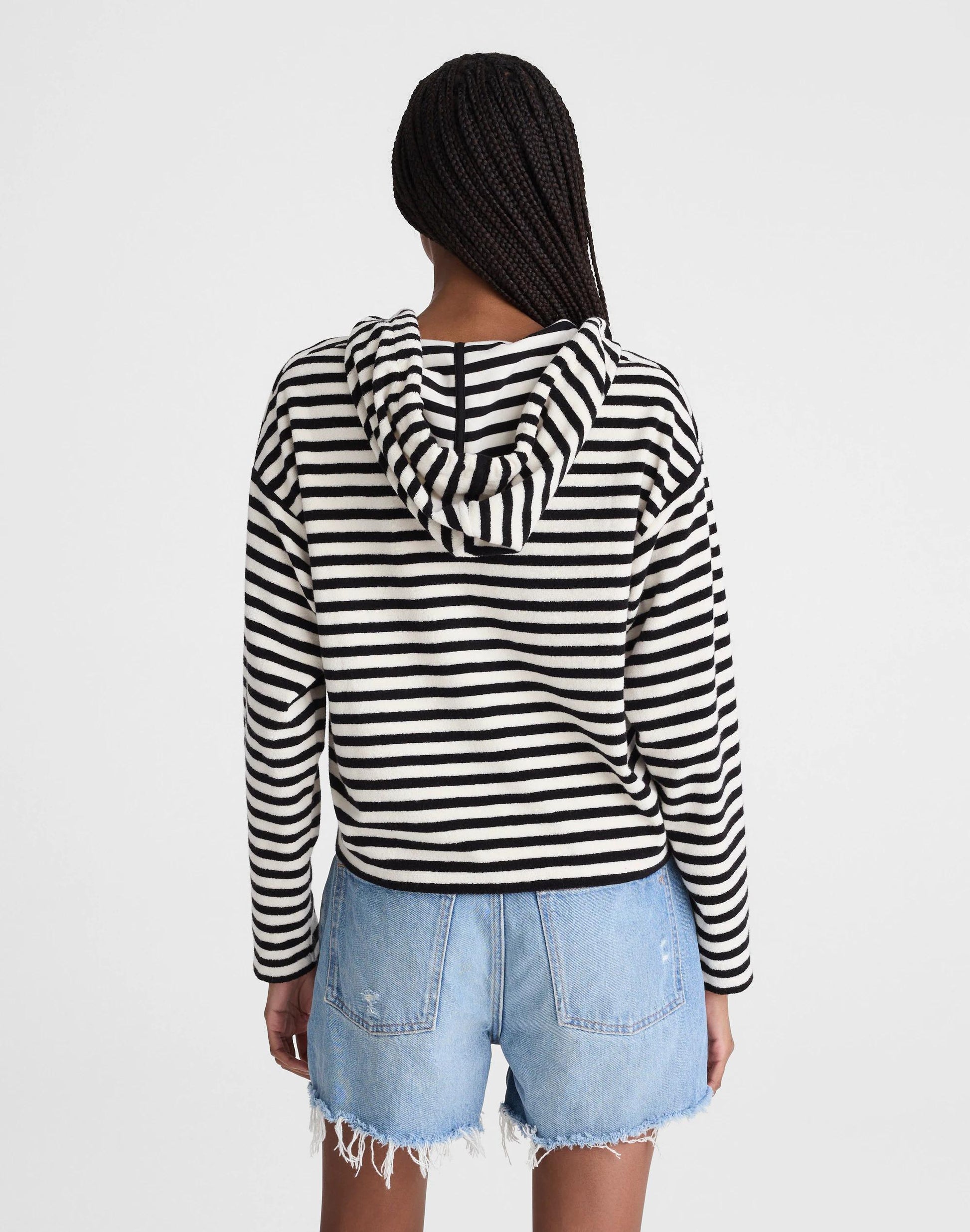 Madewell Drawstring Hoodie in Terry