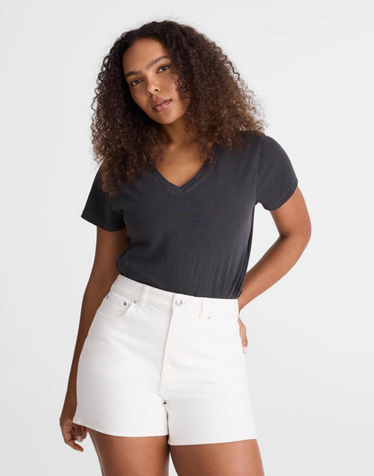 Madewell The Curvy Perfect Vintage Mid-Length Jean Short