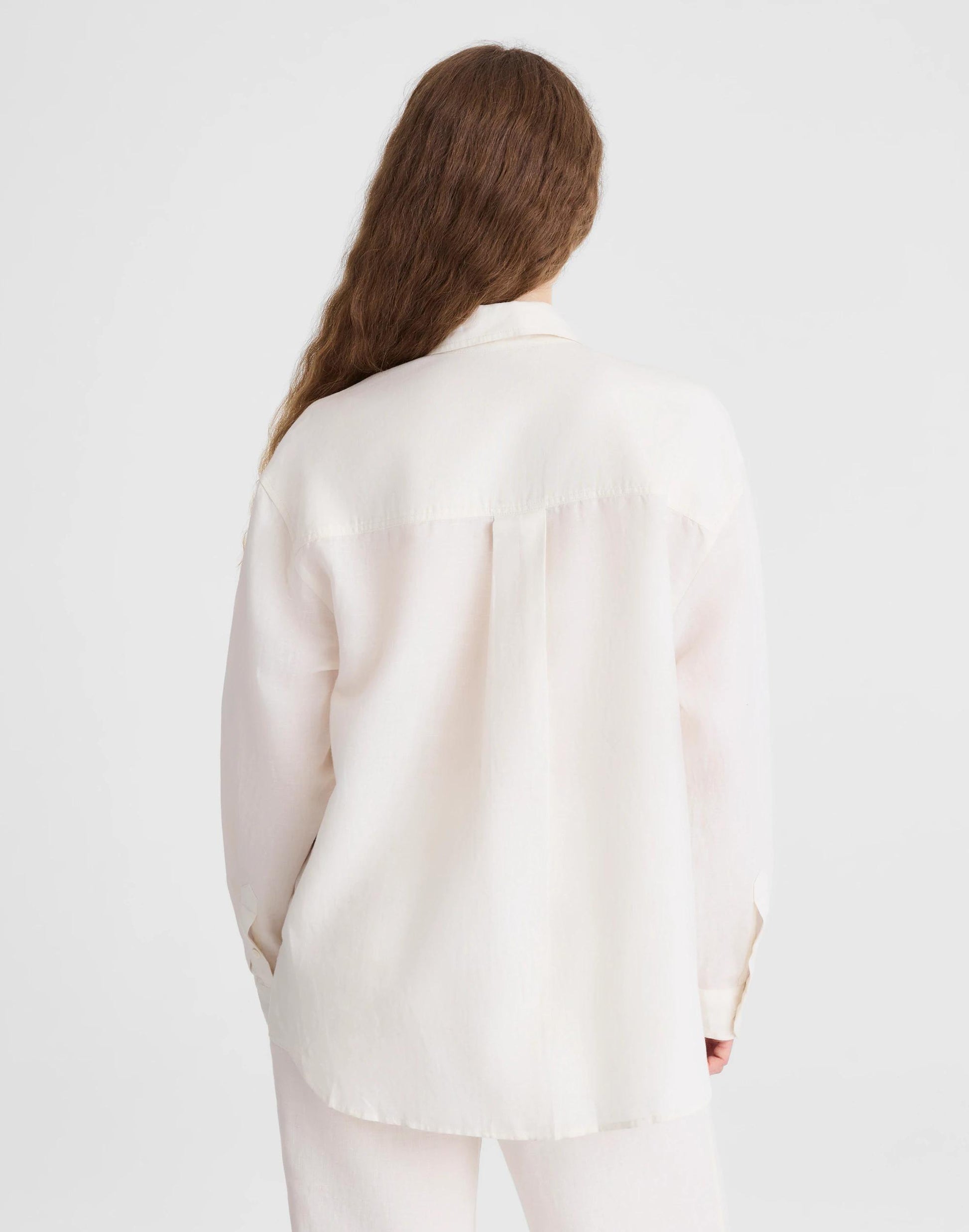 Madewell The Easy Shirt in Linen Blend