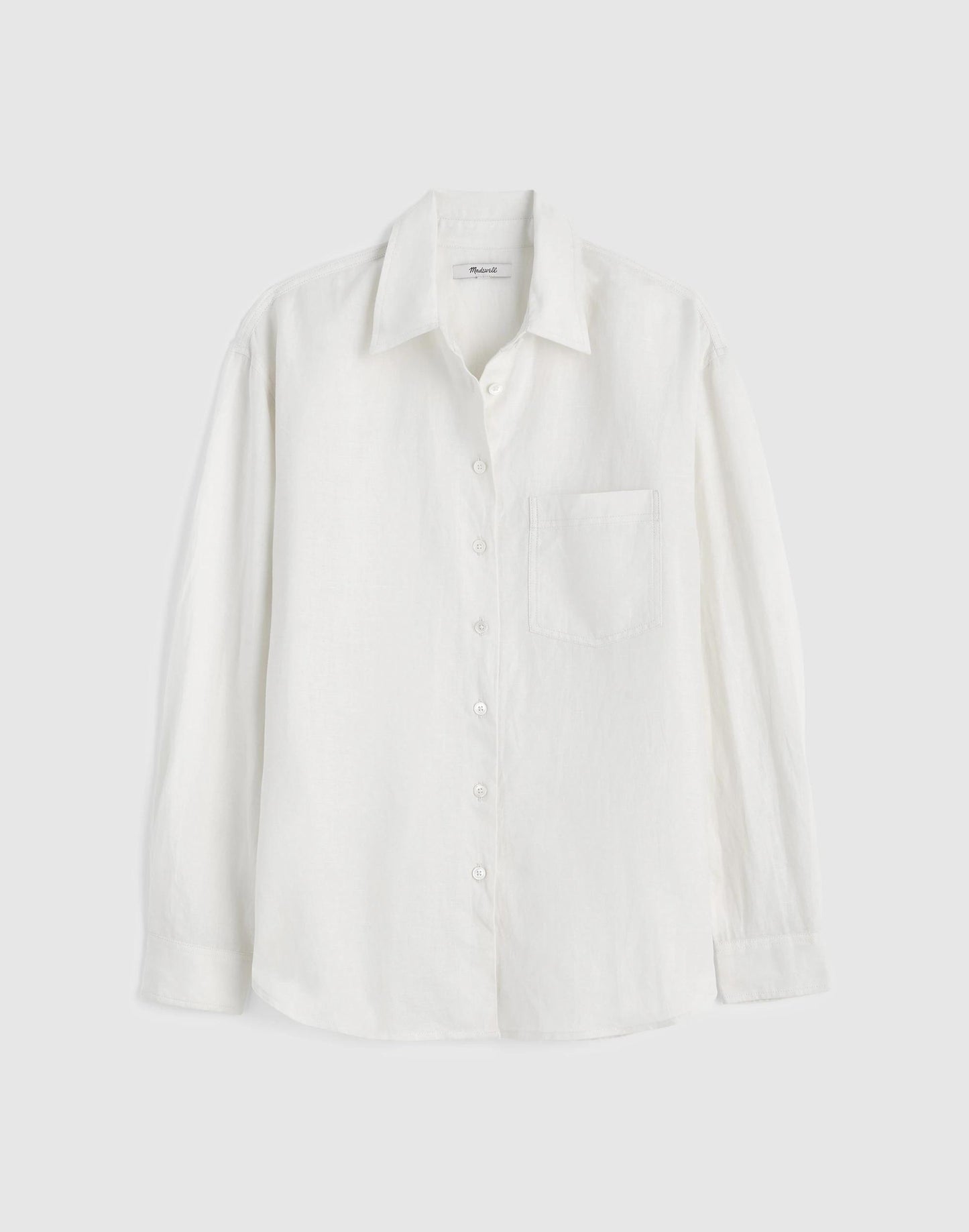 Madewell The Easy Shirt in Linen Blend