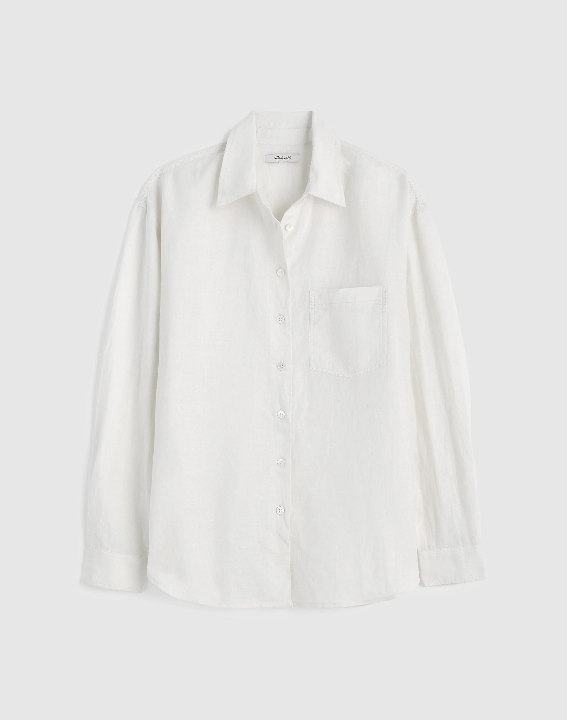 Madewell The Easy Shirt in Linen Blend