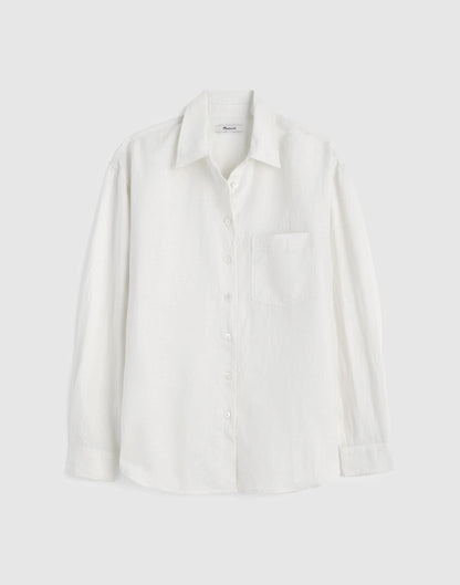 Madewell The Easy Shirt in Linen Blend