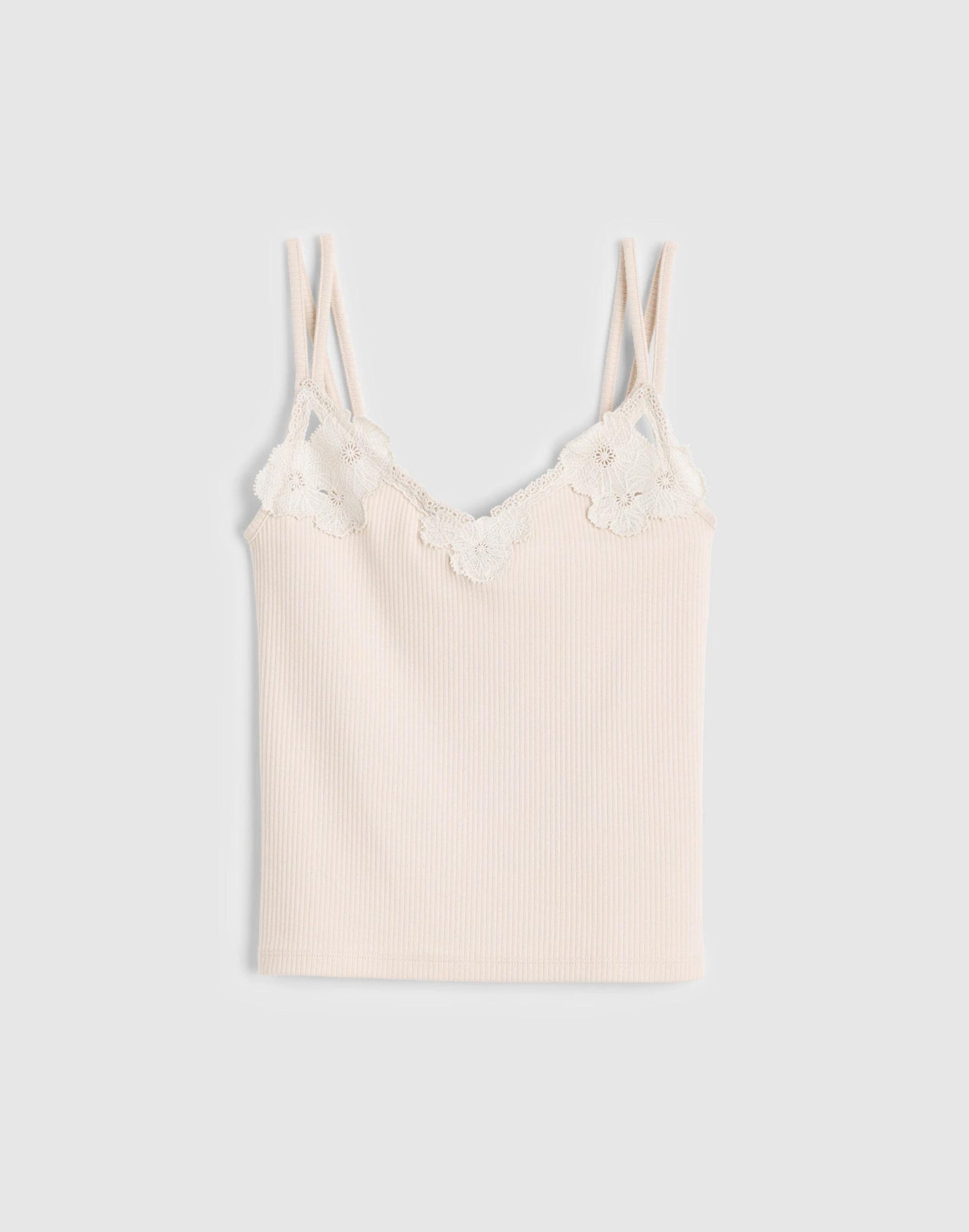 Madewell Floral-Lace V-Neck Tank