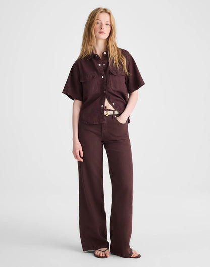 Madewell Airy Denim Utility-Pocket Shirt