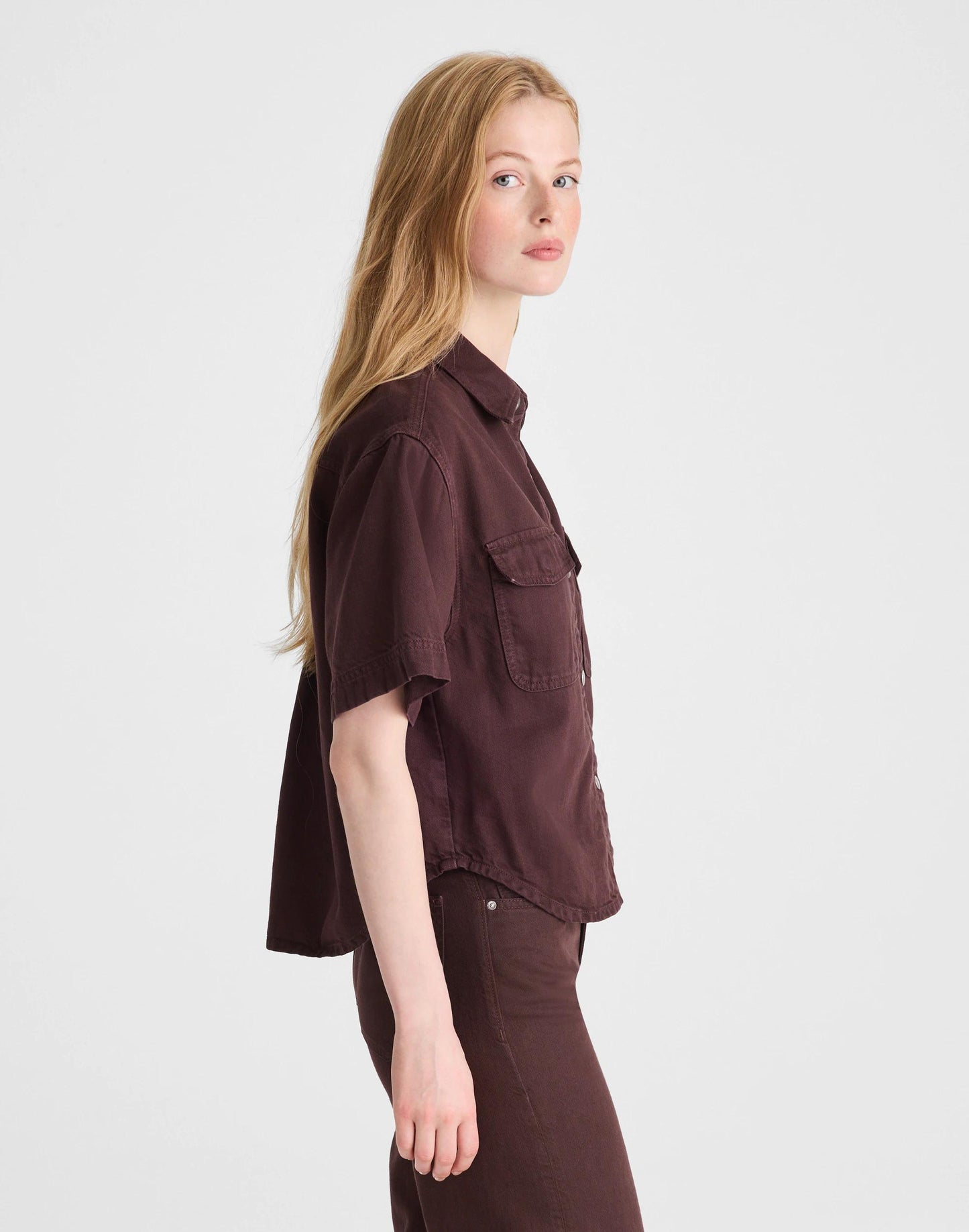 Madewell Airy Denim Utility-Pocket Shirt