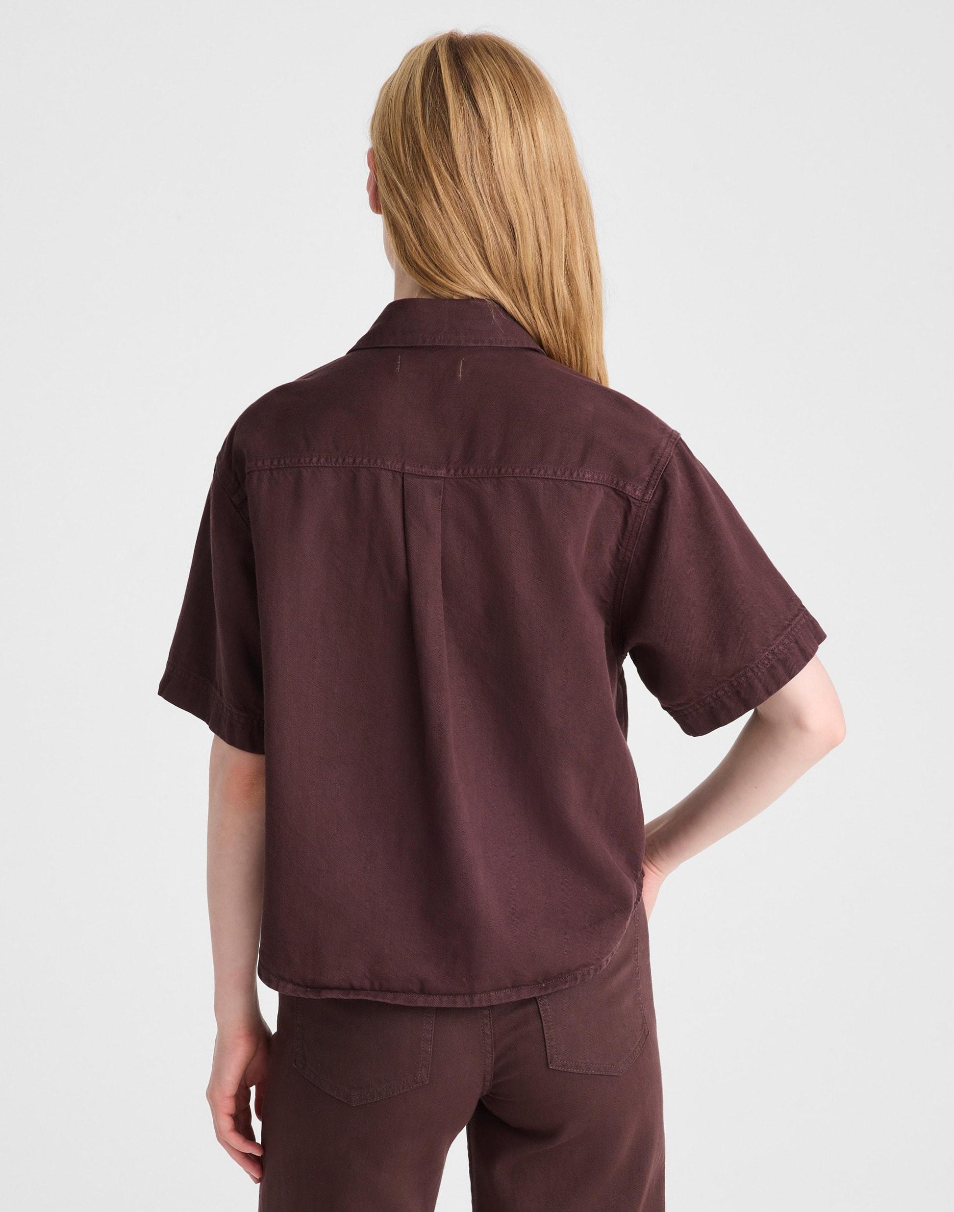 Madewell Airy Denim Utility-Pocket Shirt