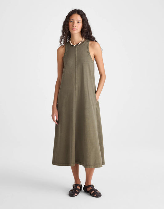 Madewell Seamed Tank Maxi Dress in Allday Jersey